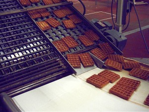 Förderbänder Waffeln